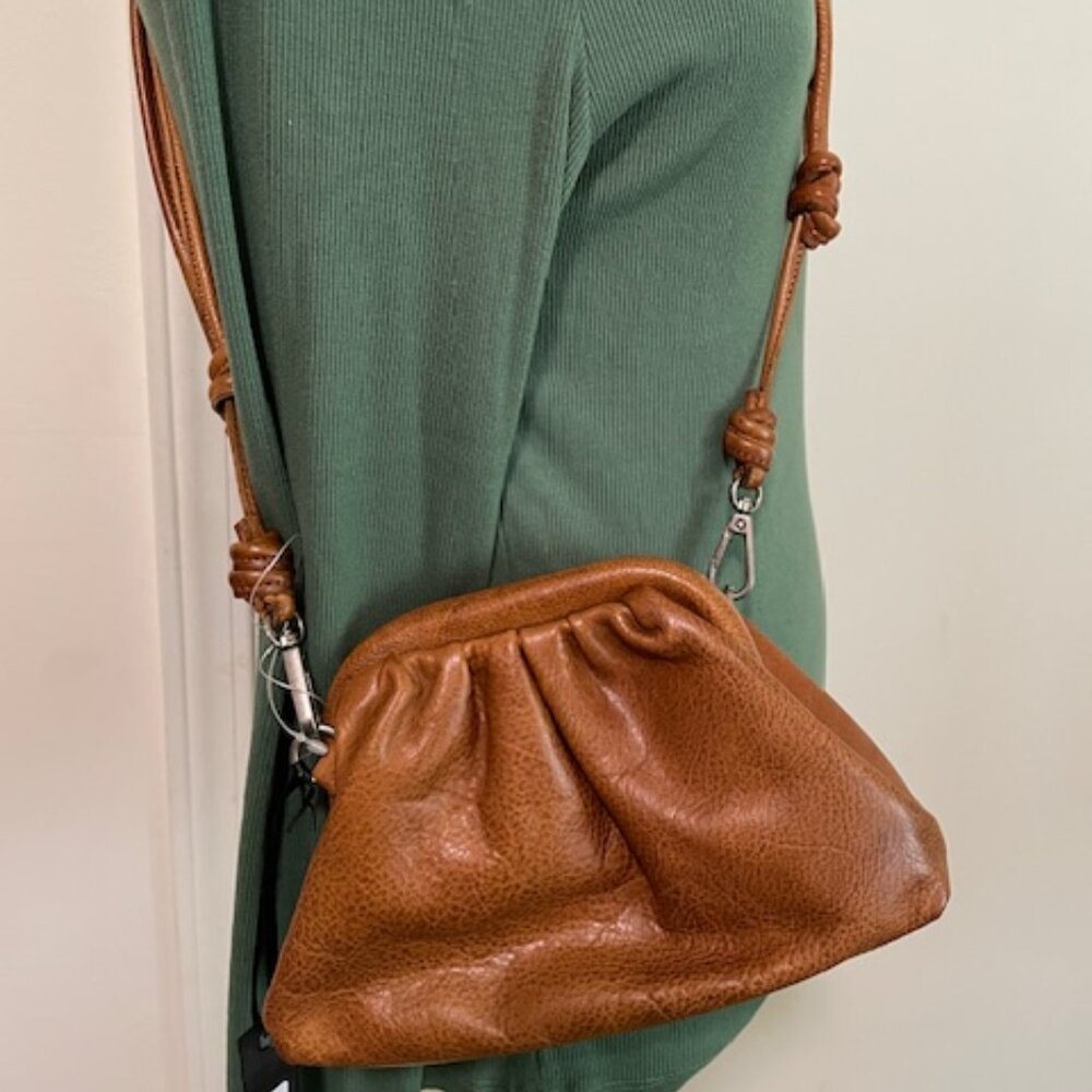 NEW Latico Leather Layla Crossbody bag in Cognac NWT